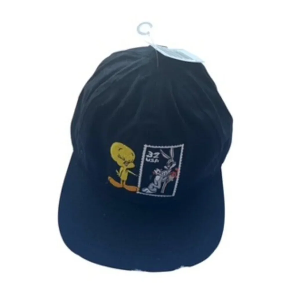 NEW‎ Vintage 1997 Bugs Bunny & Tweedy kids cap Looney Tunes adjustable hat